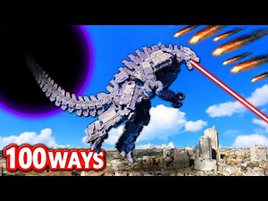 100 Ways To Kill MECHAGODZILLA | Teardown