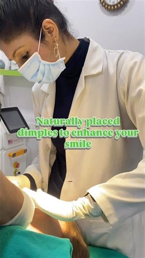 Dimple creation procedure by Dr Sonia Mangal #dimple #dimpleplasty #cuteness #beauty #aesthetics