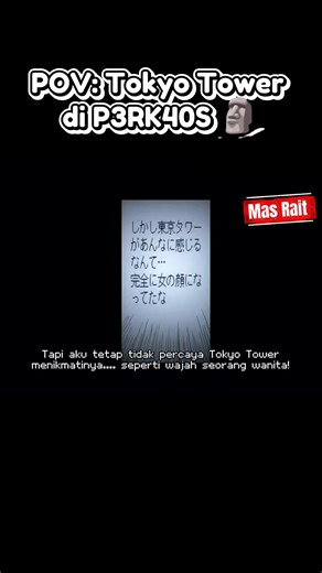 658K views · 9.5K reactions | Tokyo Tower di P3rk405  #anime #animeindo #wibu | Mas Rait Asmr AI | Facebook