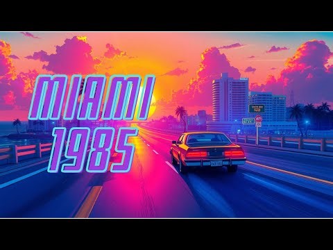 Live Synthwave 1980's Miami Nights: 90 Minutes of Pure Retro Vibes