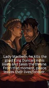 Macbeth in 1 Minute | Quick Story for English Literature Students | English Hour #viralshorts