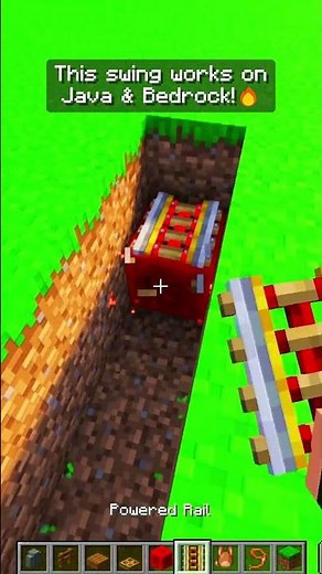 ✅Minecraft: How To Build a 100% Working Swing!