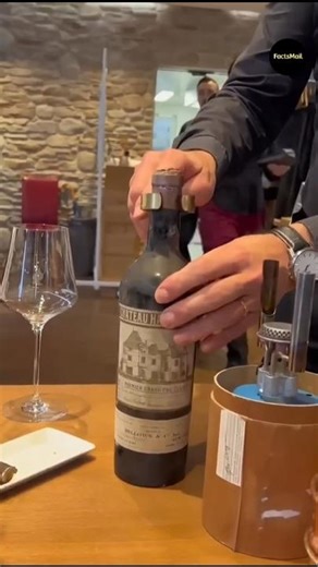 Why Are Wine Bottles Opened With Port Tongs #shorts #ytshorts