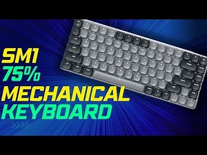 Satechi SM1 75% Mechanical Keyboard Review/ LED Backlit/ 84 Keys/ Compact Wireless Keyboard