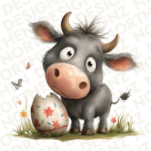 34 Easter Animal Clipart Collection: Whimsical Animals PNG Bundle for Party Printables, Digital Download - Etsy