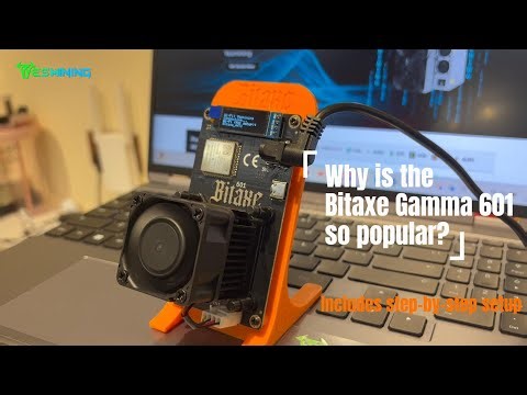 18W Can Win 3.125 BTC? Bitaxe Gamma 601 Solo Miner Full Setup & Live Mining Test 🎰
