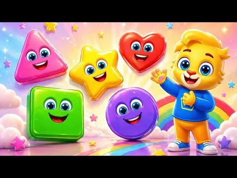 Shapes song nursery rhymes | Learn shapes for kids | Shapes name for babies | Learning song for kids