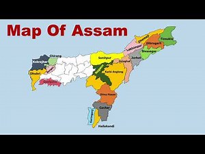 Map of Assam | Assam Map | Indian State Assam Map