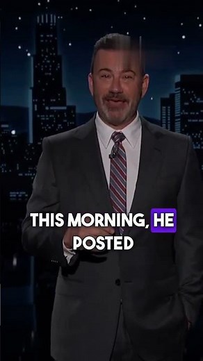 Jimmy Kimmel Reacts to Trump’s SHOCKING Gun Post! 🔫