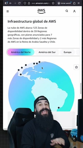 Brais Moure on Instagram: "Si quieres aprender AWS desde cero, apúntate a esta clase Gratis creada por BettaTech! → Desde fundamentos y sin experiencia previa → Descubre los servicios más utilizados de manera práctica → Servidores, bases de datos, almacenamiento, funciones... ☁️ Lo tienes en “mouredev.link/aws” #programador #programacion #programadores #aws #clase"