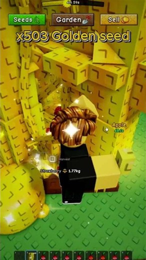 I Planted 2,000+ Golden Seeds #growagarden2 #roblox #goldenseed