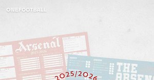 Free Arsenal 2025/2026 printable fixtures chart