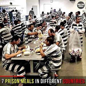 1.1M views · 7.9K reactions | 7 Prison Meals In Different Countries | Whatsup World | Facebook