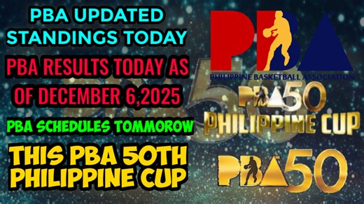 PBA STANDINGS TODAY AS OF DECEMBER 6,2025 | PBA RESULT TODAY | PBA GAMES TOMMOROW | PBA UPDATES #pbaresults #pbastandings #pbastandingstoday #pba #pba50 #pba50thseason #pbaphilippinecup #pbaupdates #pbanews | JerAve 24