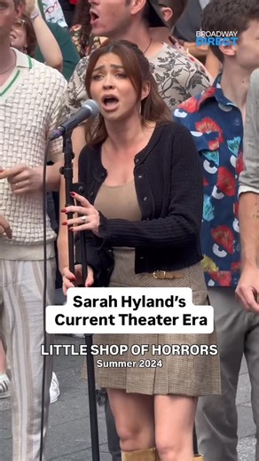 Broadway Direct on Instagram: "Years before Modern Family, Sarah Hyland was a theater kid, making her Broadway debut in Grey Gardens in 2006. Over the last year and a half, Hyland has been leaving her mark on the New York stage once again with turns in Little Shop of Horrors and The Great Gatsby. Now, she is starring as Connie Francis opposite Jonathan Groff in Just In Time on Broadway. Broadway Direct caught up with the star in a brand new interview. Head to our link in bio for the full chat. #