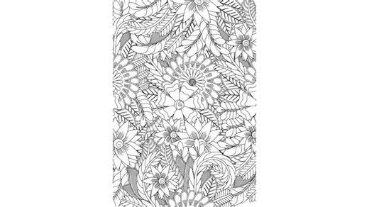 25 Coloring Pages of Flowers for Adults, Stress Relief, Printable, MRR, Resell Rights, PNG - Etsy