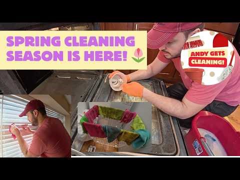 Spring Clean with Me (2026) ASMR Cleaning of Oven & Blinds 🧽🪣