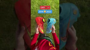 Comparing Cristiano Ronaldo's soccer cleats from 2014 and 2022