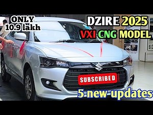 2025 Maruti Suzuki Dzire VXI CNG Full Review 🔥