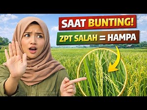 ZPT Paling Tepat Saat Padi Bunting! Biar Bulir Bernas & Tidak Hampa
