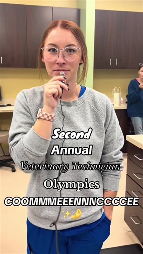 Welcome to the Vet Tech Olympics! 🐾🏅 #winterolympics #fyp #foryou #fypシ #graceanimalhospital