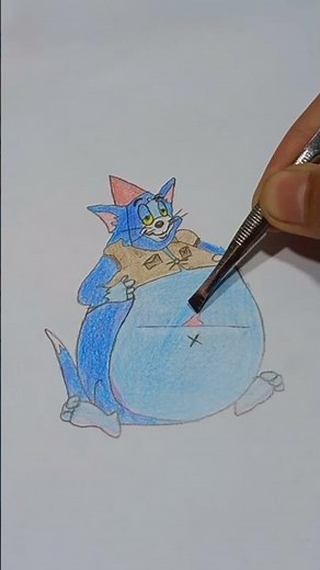 Tom and Jerry tom got so fat 😵#paperanimation #shorts #youtubeshorts #tomandjerry