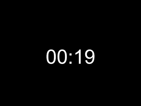 19 Second Timer ⏱️ | Clean Countdown Timer