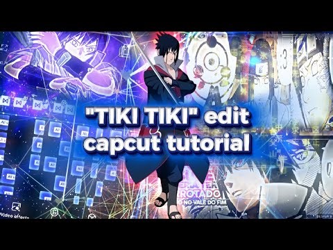 "Tiki Tiki" edit tutorial capcut | trending anime edit tutorial capcut !