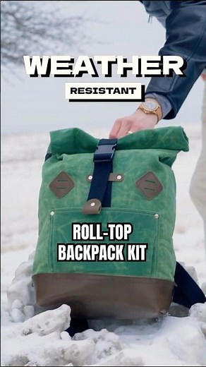 Create Your Own UNIQUE Roll-Top Backpack With SIX Color Options