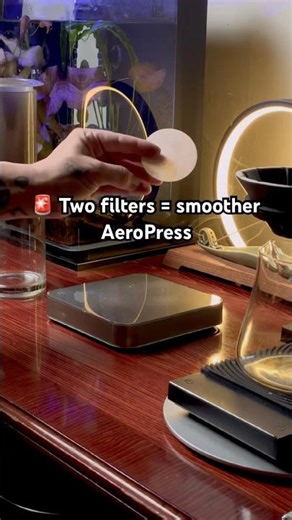 The TWO FILTER hack for the best silkiest Aeropress coffee recipe