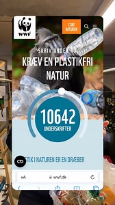 Plastik hører ikke hjemme i naturen! ⛔ I dag starter sidste runde forhandlinger af en global plastikaftale, der skal stoppe plastforurening i naturen. Vidste du, at: ♻️ Der er bliver dagligt produceret 1 million tons plastik og kun 9 procent bliver genanvendt 🌊 Mere end 30.000 tons plastik ender i verdenshavene hver dag 🐢 Mere end halvdelen af verdens havskildpadder har spist plastik i løbet af deres levetid WWF er selvfølgelig med i Sydkorea, hvor forhandlingerne finder sted. Vi kæmper for en