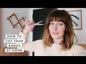 How to Trim Your Bangs At Home • Zooey Deschanel Style Hair