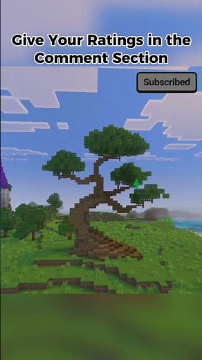 Bonsai Tree🍃 #minecraft #minecraftbuilding