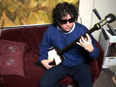 Shamisen Japanese three stringed instrument