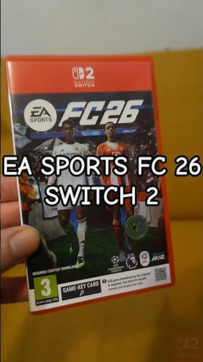 EA SPORTS FC 26 - NINTENDO SWITCH 2 #easportsfc26 #nintendoswitch2 #easports #shorts