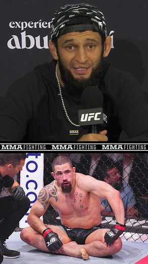 1.9M views · 10K reactions | Khamzat Chimaev said he knew immediately that he had broken Robert Whittaker's jaw at #UFC308 | MMA Fighting | Facebook