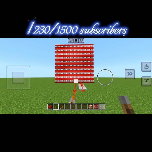 Igniting 1000 tnt In Minecraft! ☠️| #tnt #minecraft #cool
