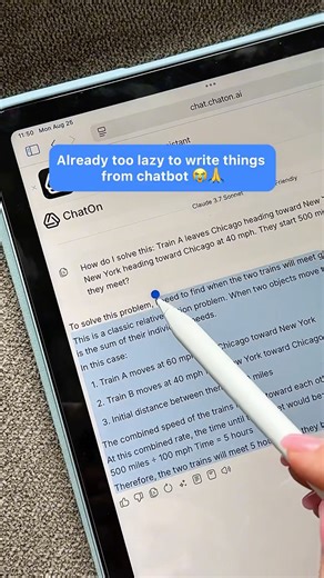 How to turn text into your handwriting 😱 #ipad #notes #handwriting #applenotes #appleipad #ios26