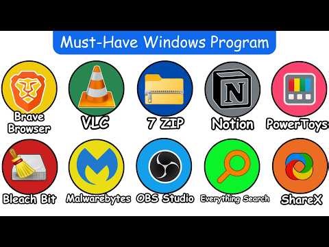 Every Must Have Windows Programe in Your PC Explained in 13 Minute