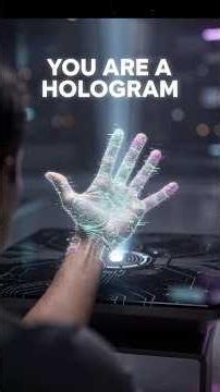 Reality is Actually a Hologram According to Physics #holographic #mindblown #theory