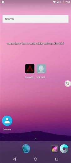 grr I hate copy right, anyway how to make malware #malware #androidnougat #android #virustest #tutorial