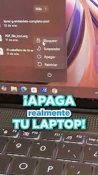 💻 ¡APAGA realmente TU LAPTOP! ¡Te explico como! 👁️