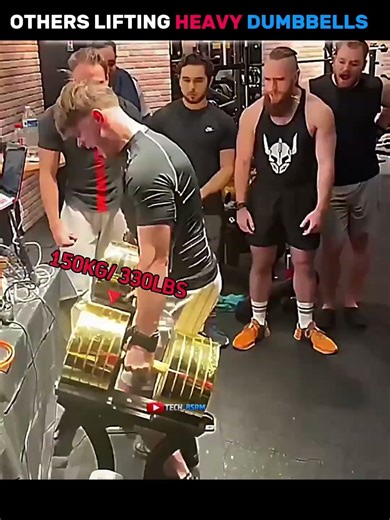 💀 Normal Lifting vs Dumbbell King… INSANE Strength! 😳💪#DumbbellKing 💪🔥