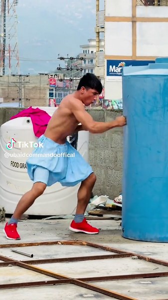 Ubaid Commando: Gymnastics and Boxing Skills