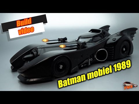 Building the Epic 1989 Batmobile Model Kit - Step-by-Step Assembly!"