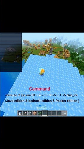 easy way to make ice boat track 🙂😉 #moment #minecraft