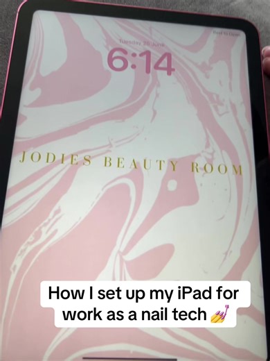 iPad Set Up for Nail Tech Work: Widgets, Apps & More