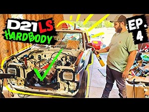 D21 Hardbody LS Swap - Engine & Trans Mounts finished!