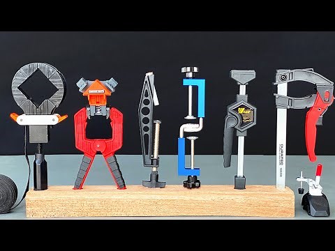 10 Amazing & Useful WoodWorking Clamps !!!