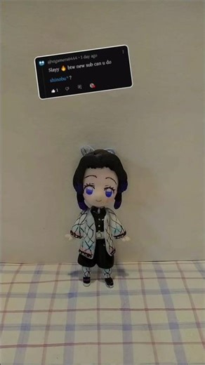 cute❤ clay figure of shinobu kocho💗demon slayer💗 #shinobukocho #demonslayer #anime #short #clayart